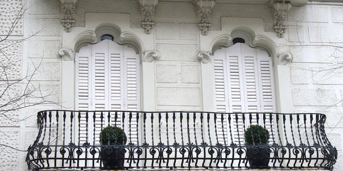 puerta ventanal 4 hojas de medio punto