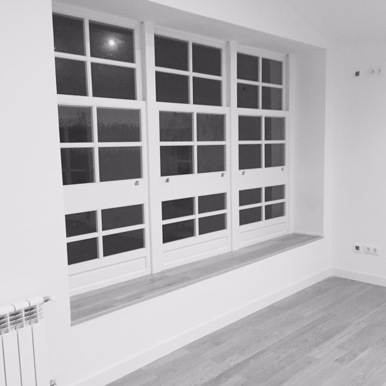 Ventanas de Madera Blancas
